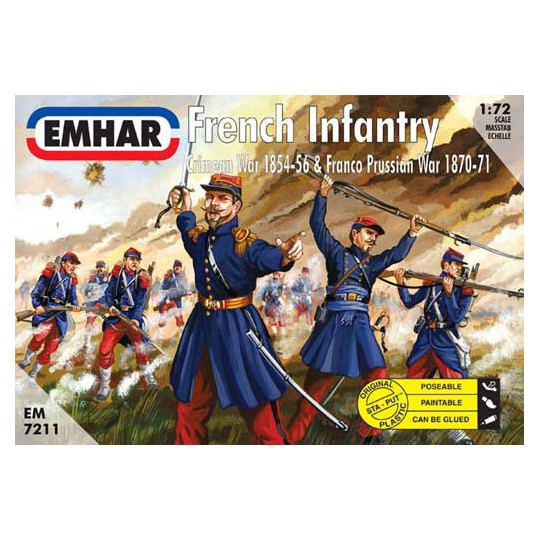 Figurine FRENCH INFANTERIE CRIMEE1/72 Figurine FRENCH INFANTERIE CRIMEE1/72