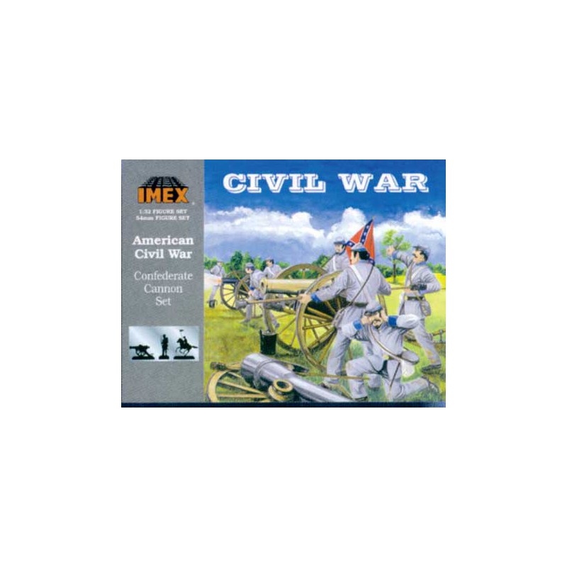 Figurine US 6LB. CONFEDERATE CANON1/32