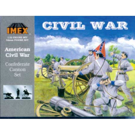 Figurine US 6LB. CONFEDERATE CANON1/32