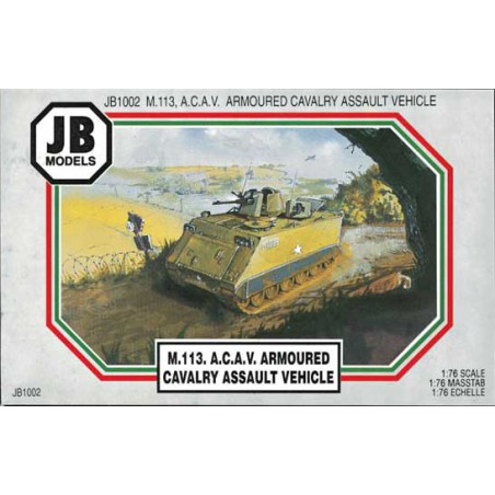 M113 A.C.AV. Gepanzerte Kavallerie -Angriffsfahrzeug 1/76 | Scientific-MHD