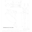 Embedded accessory train fittings Bi -Jambes rotary - 1/5 | Scientific-MHD