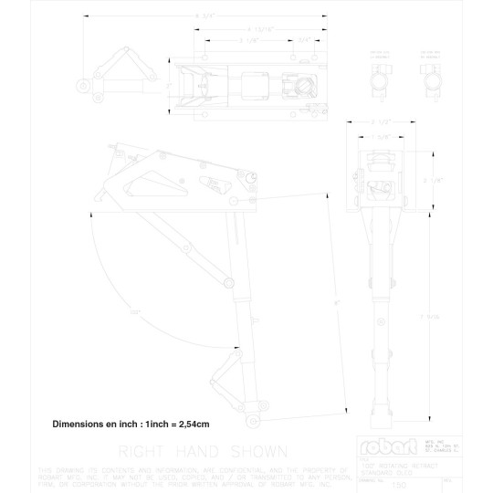 Embedded accessory train fittings Bi -Jambes rotary - 1/5 Embedded accessory train fittings Bi -Jambes rotary - 1/5 | Scientific-MHD