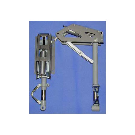 Accessoire embarqué TRAIN RENTRANT PNEUMATIQUE BI-JAMBES 9 à 20Kg - 90° - 203mm