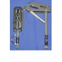 Accessoire embarqué TRAIN RENTRANT PNEUMATIQUE BI-JAMBES 9 à 20Kg - 90° - 203mm