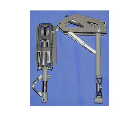 Accessoire embarqué TRAIN RENTRANT PNEUMATIQUE BI-JAMBES 9 à 20Kg - 90° - 203mm