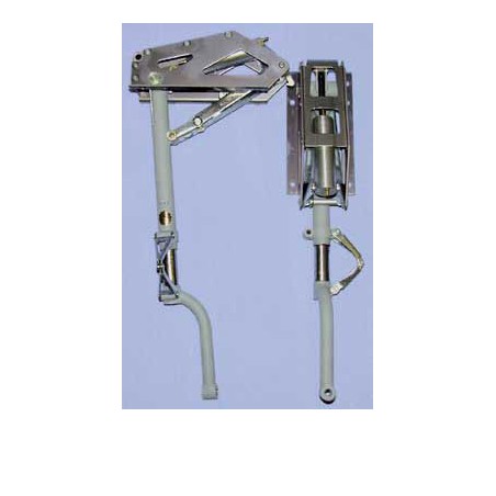 Accessoire embarqué TRAIN RENTRANT PNEUMATIQUE BI-JAMBES 9 à 20Kg - 85° - 279mm