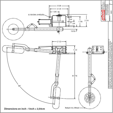 Eingebettete Zubehör Retrait Pneumatic Bi-Jambes P-51-1/6 | Scientific-MHD