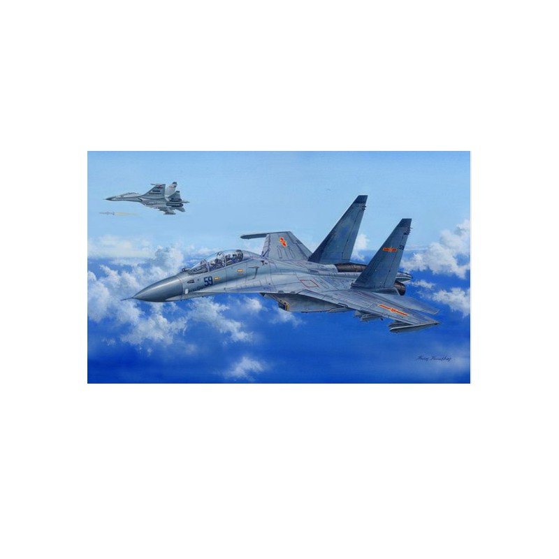 Maquette d'avion en plastique Su-30MKK Flanker G 1/48