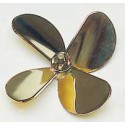 Basic Brass Helice Helicing Helice - Left - 40mm - M4 | Scientific-MHD