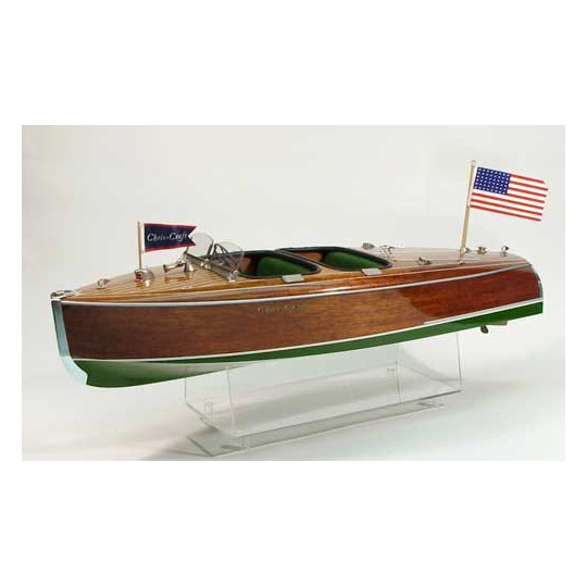Bateau électrique radiocommandé BARRELBACK CRIS-CRAFT Bateau électrique radiocommandé BARRELBACK CRIS-CRAFT