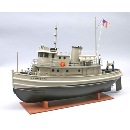 Radio-controlled electric boat U.S. Army TUG St-74 | Scientific-MHD