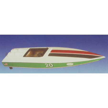 Bateau thermique radiocommandé DEEP VEE 40 CF