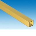 Brass material flexible brass tubes square L. 304.8 x 0.81 x 6.25 x 12.7mm | Scientific-MHD