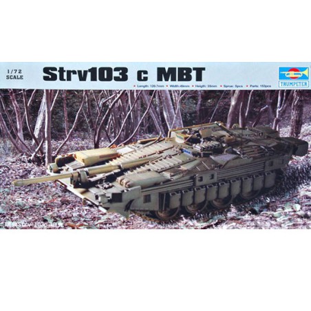 Sweden Strv.103c tank plastic plastic model | Scientific-MHD