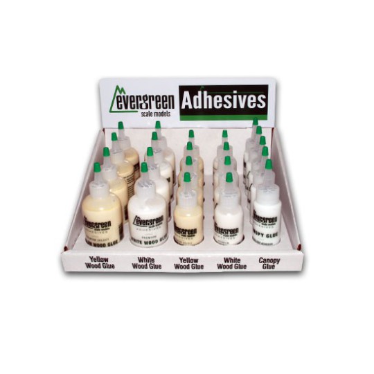 Colle pour maquette Présentoir 21 Colles Assorties Colle pour maquette Présentoir 21 Colles Assorties