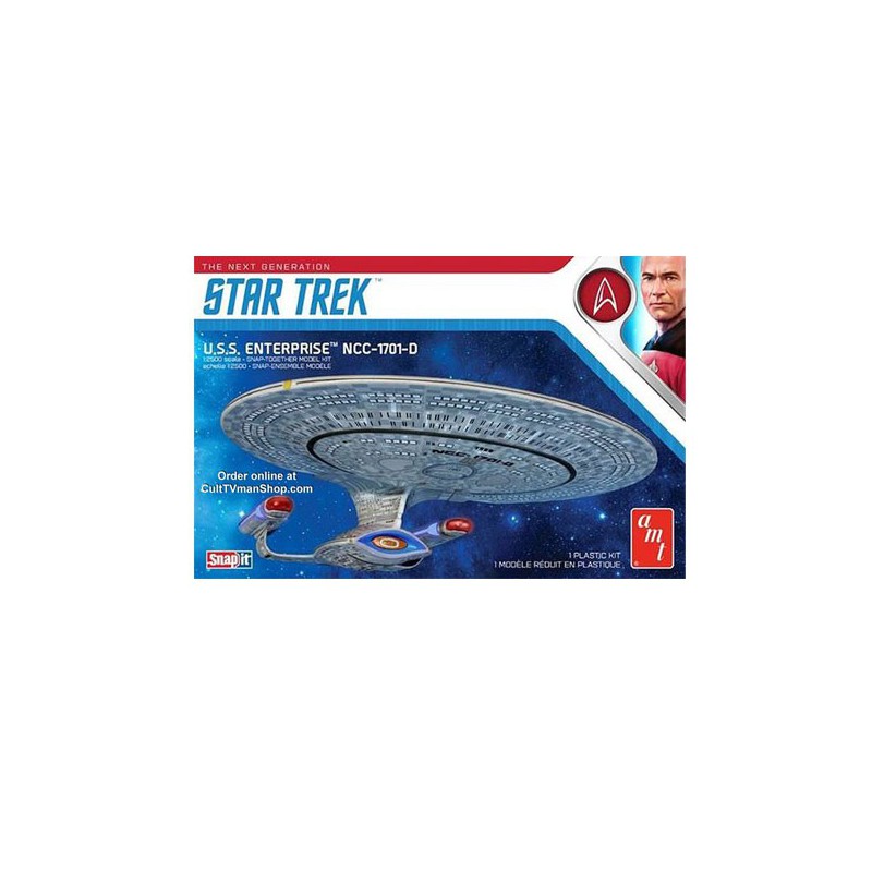Modèle de science-fiction en plastique USS Enterprise Snap Kit 1/2500