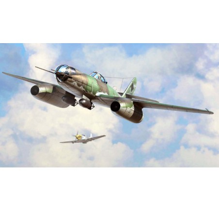 Maquette d'avion en plastique Me 262 A-2a/U2 1/48