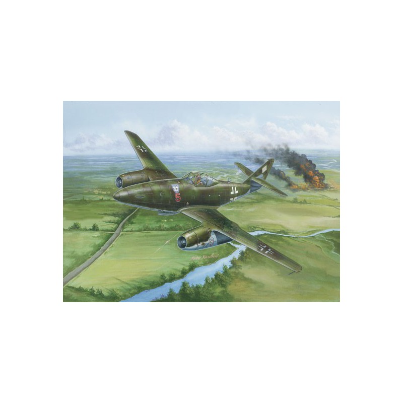 Maquette d'avion en plastique Me 262 A-1a/U1 1/48