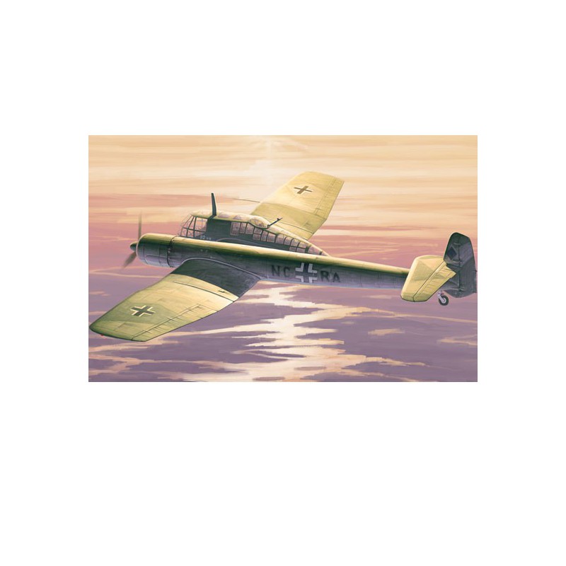 Maquette d'avion en plastique German BV-141 1/48