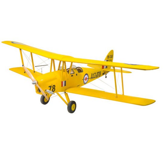 Avion thermique radiocommandé Tiger Moth DH82 30-40cc ARF