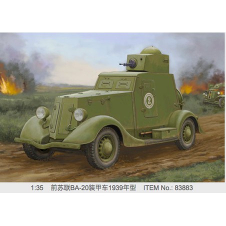Kunststoff-LKW-Modell BA-20 1939 1/35 | Scientific-MHD