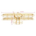 Wooden airplane model Wright Flyer 500mm Kit | Scientific-MHD