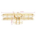 Wooden airplane model Wright Flyer 500mm Kit | Scientific-MHD