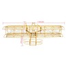 Maquette d'avion en bois Maquette WRIGHT FLYER 500mm KIT