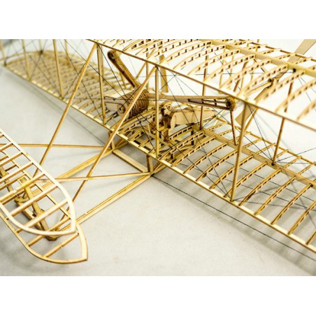 Holzflugzeugmodell Wright Flyer 500mm Kit | Scientific-MHD