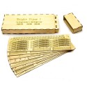 Wooden airplane model Wright Flyer 500mm Kit | Scientific-MHD