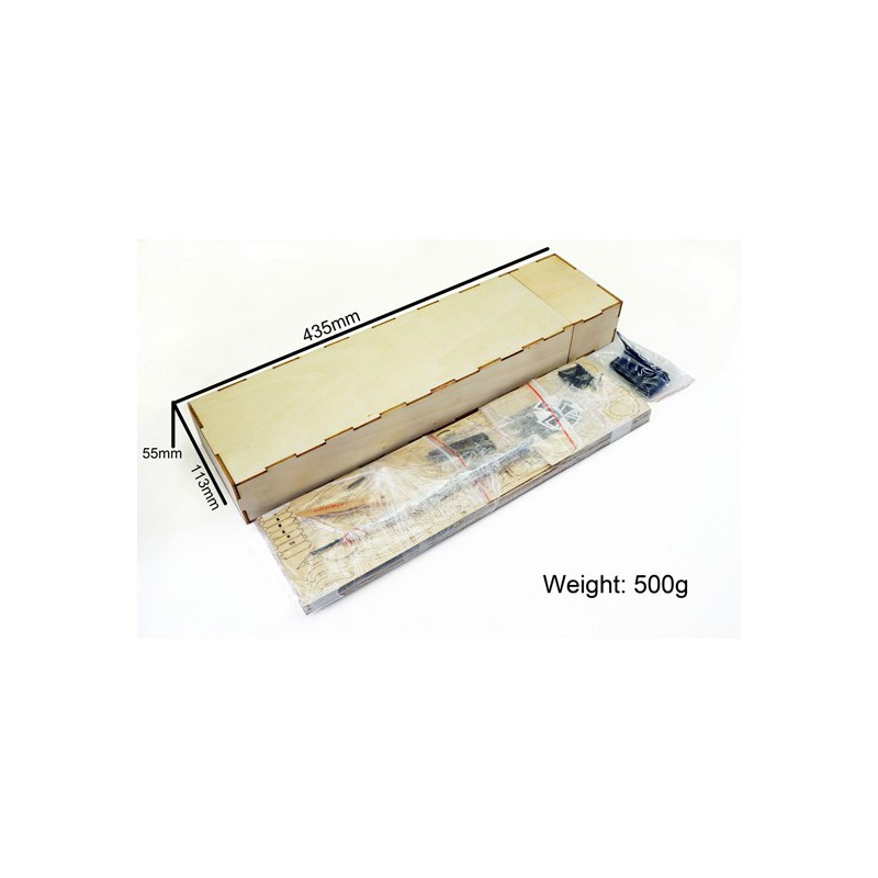 Maquette d'avion en bois Maquette ALBATROS 500mm Kit