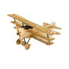 Wooden airplane model Fokker Dr1 Static 1/18 400 mm | Scientific-MHD