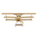 Wooden airplane model Fokker Dr1 Static 1/18 400 mm | Scientific-MHD