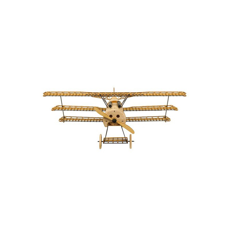 Maquette d'avion en bois Fokker DR1 Static 1/18 400 mm Maquette d'avion en bois Fokker DR1 Static 1/18 400 mm