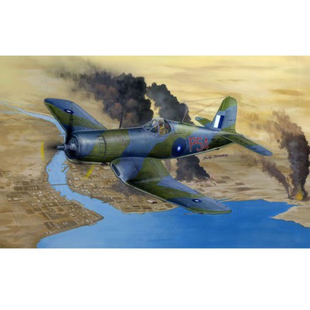 Maquette d'avion en plastique Corsair MK.2 1/48