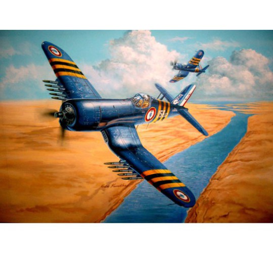 Maquette d'avion en plastique F4U-7 French Navy 1/48 Maquette d'avion en plastique F4U-7 French Navy 1/48