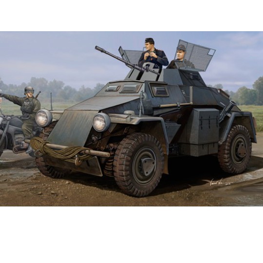 Maquette de Char en plastique SD.KFZ 222 Panzer 1/35 Maquette de Char en plastique SD.KFZ 222 Panzer 1/35
