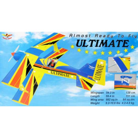 Ultimate Doppeldecker 90-120 ARF-Radio-kontrolliertes Thermatflugzeug | Scientific-MHD Ultimate Doppeldecker 90-120 ARF-Radio-kontrolliertes Thermatflugzeug | Scientific-MHD