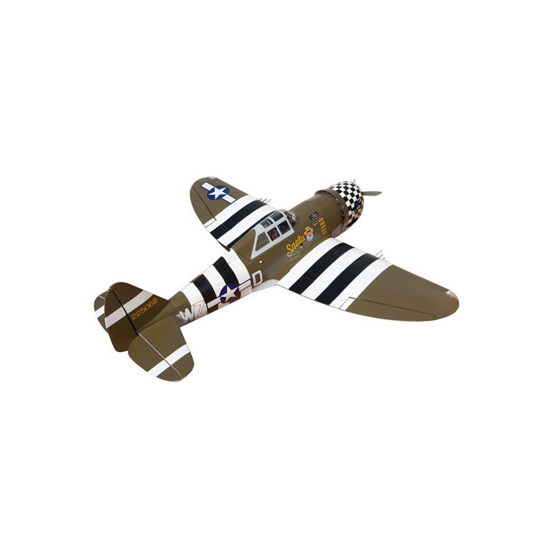 Avion thermique radiocommandé P-47G SNAFU 60 / 15cc ARF