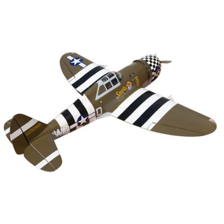 Avion thermique radiocommandé P-47G SNAFU 60 / 15cc ARF