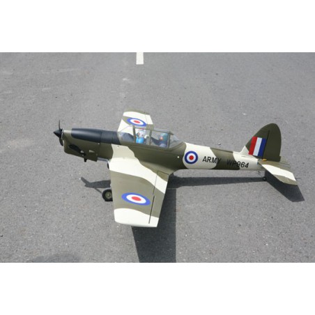 Avion thermique radiocommandé DHC-1 Chipmunk 33cc gris