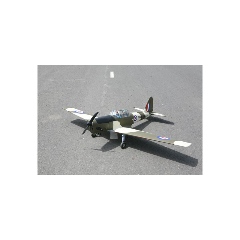 Avion thermique radiocommandé DHC-1 Chipmunk 33cc gris