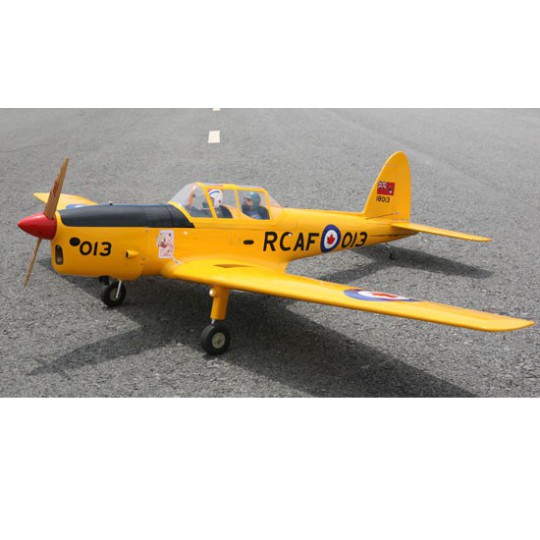 Avion thermique radiocommandé DHC-1 Chipmunk 33cc jaune Avion thermique radiocommandé DHC-1 Chipmunk 33cc jaune