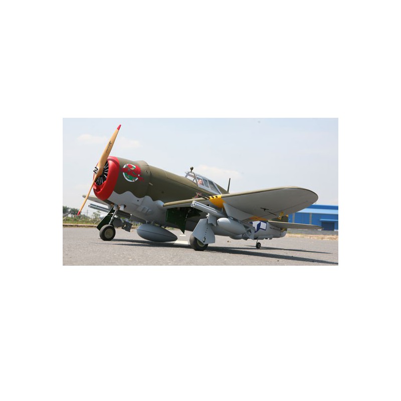 Avion thermique radiocommandé GIANT SCALE P-47 RAZORBACK 50-61cc/EP ARF