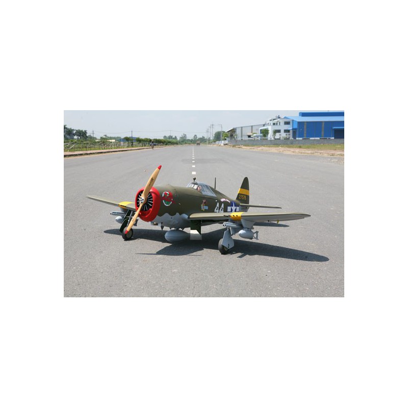 Avion thermique radiocommandé GIANT SCALE P-47 RAZORBACK 50-61cc/EP ARF