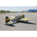 Radio thermal airplane P-47 Wicked Rabbit 50-61cc/EP ARF + Electoral train. | Scientific-MHD