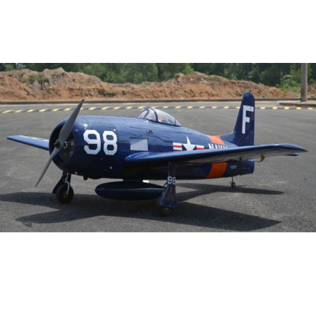 Radiocomanded thermal aircraft Grumman F8F-2, Bearcat, Navy 33cc ARF | Scientific-MHD