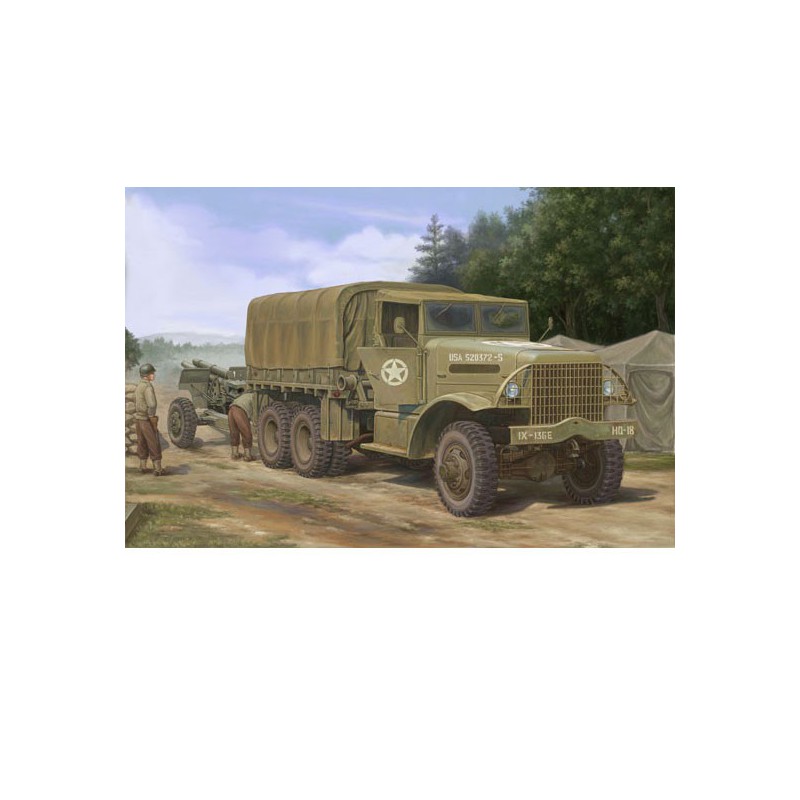 Maquette de camion en plastique US White 666 Cargo(Soft Top) 1/35