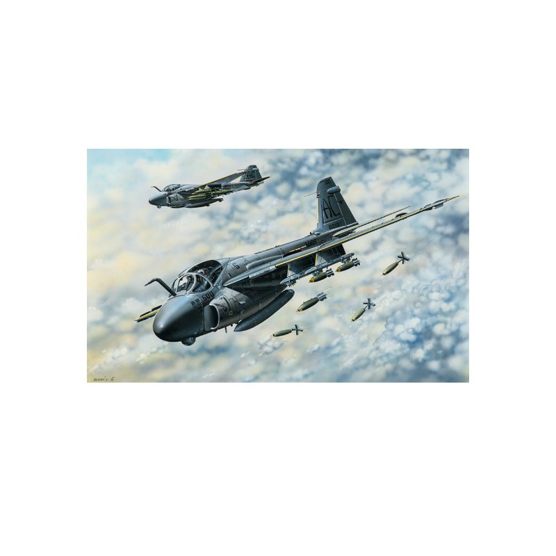 Maquette d'avion en plastique A-6E TRAM Intruder 1/48