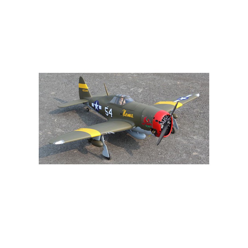 Avion thermique radiocommandé P-47 Little Bunny 10cc ARF Avion thermique radiocommandé P-47 Little Bunny 10cc ARF